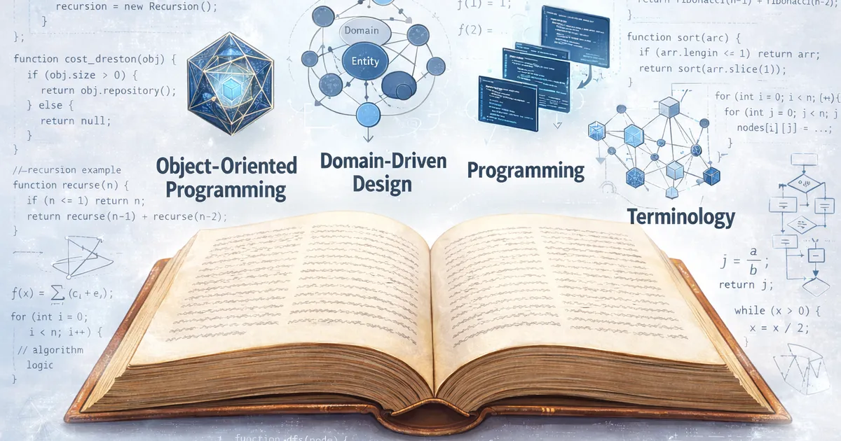 オブジェクト指向を「用語の定義」として捉え直す ― 私的OOP解釈